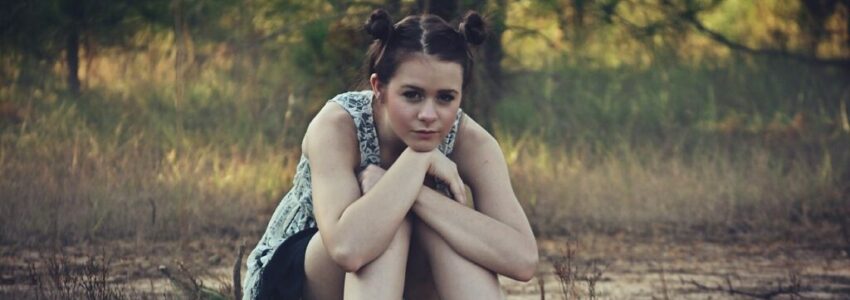 A teenager thinking about getting a laser hair removal.