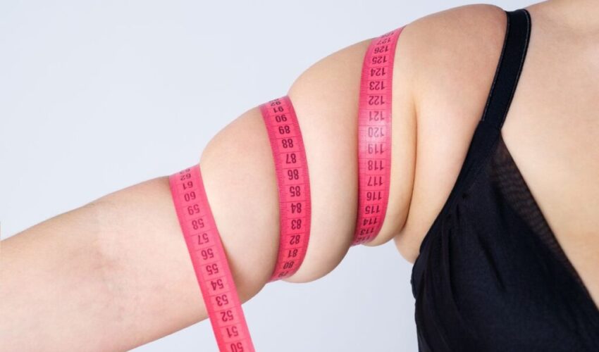 A woman who has stubborn arm fat wants to try liposuction on arm.