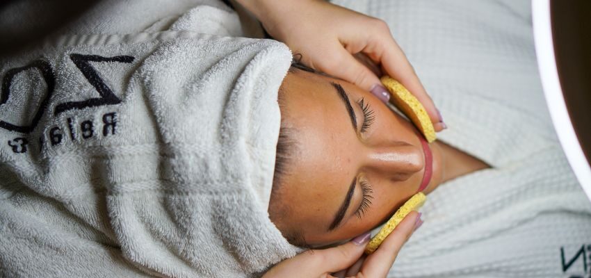 The woman tries dermaplaning at her trusted med spa.