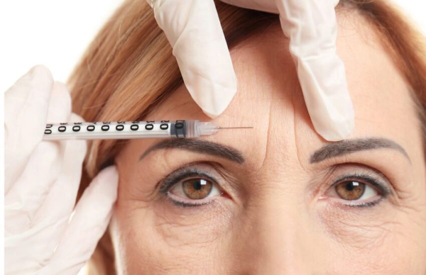 The woman tried Botox to lessen wrinkles.