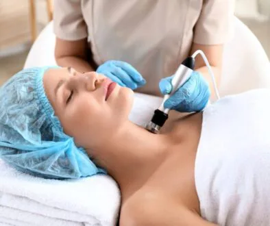 The woman tried a minimally invasive cosmetic procedure for her skin.
