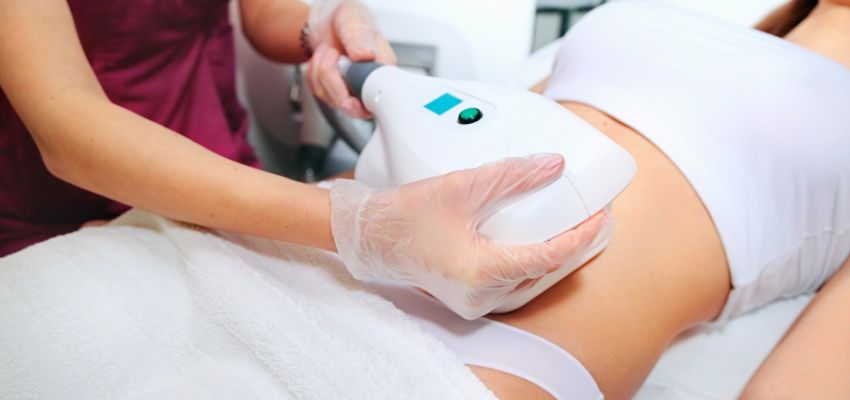 coolsculpting1 Patient undergoing CoolSculpting treatment in a certified clinic.
